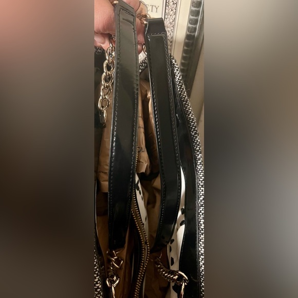 Kate Spade Black and Gray Tweed Shoulder Bag EUC - Picture 14 of 16